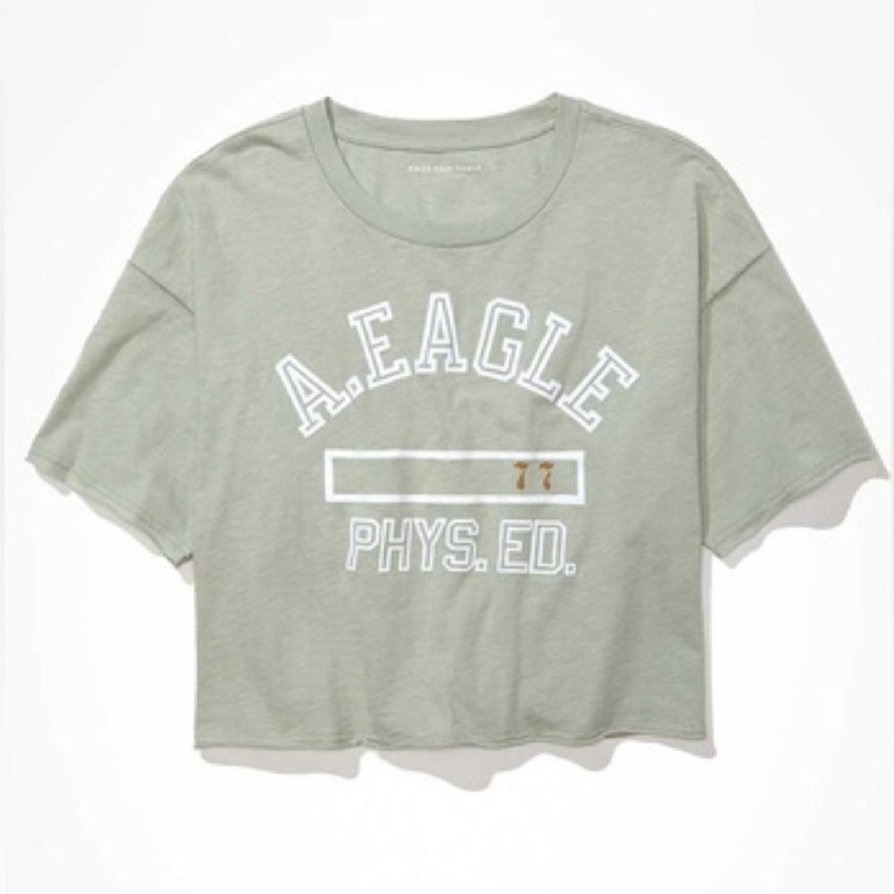 American Eagle Cropped Tee